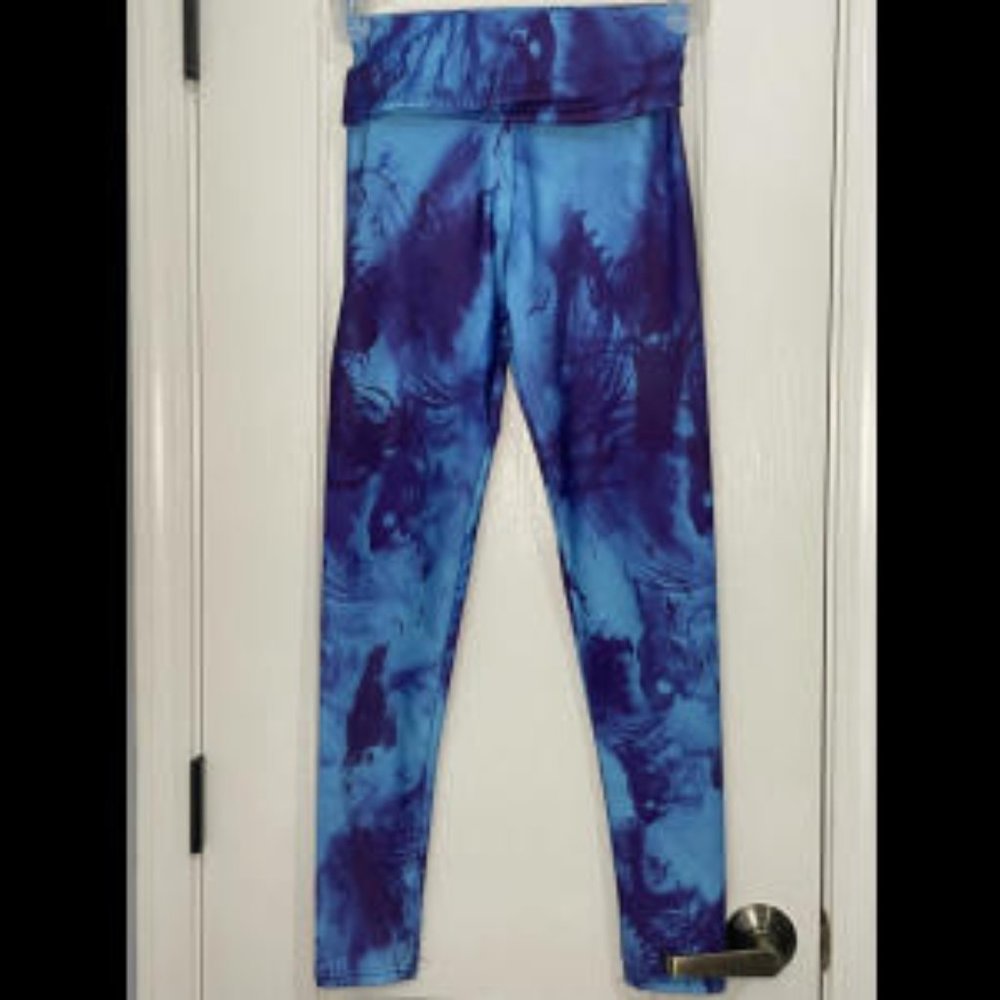 Blue Tie Dye Legging